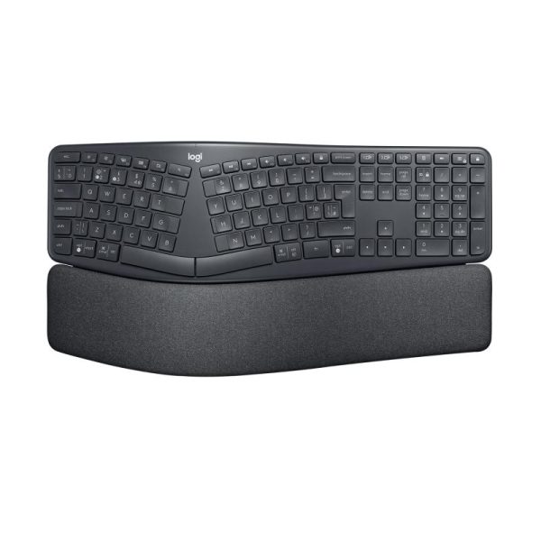 Tastatura Wireless Logitech ERGO K860, Gri, QWERTY