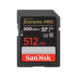 Card de memorie SanDisk Extreme PRO SDXC, 512 GB, Clasa