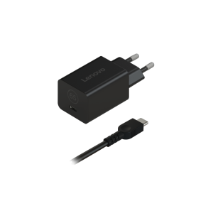 Incarcator Laptop Lenovo GaN Nano 65W, 65W, Negru, 1 an