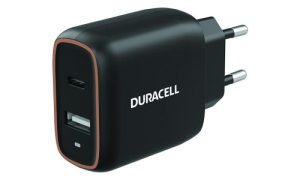 Incarcator auto Duracell, putere 20W, conectivitate 1C+1A USB
