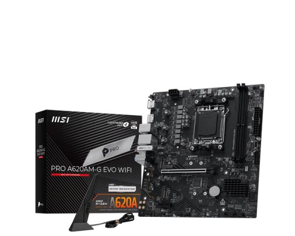 Placa de baza MSI Pro A620AM-G EVO WIFI, Socket AM5,
