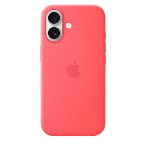 iPhone 17 Silicone Case with MagSafe – Bright Guava