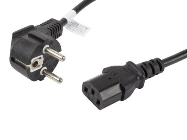 Cablu Lanberg CA-C13C-11CC-0018-BK, C13/CEE7/7, 1, 8 m, Negru