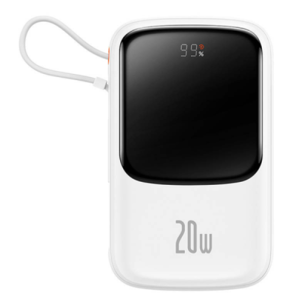 Baseus Qpow Pro Digital Display 10000 mAh Alb