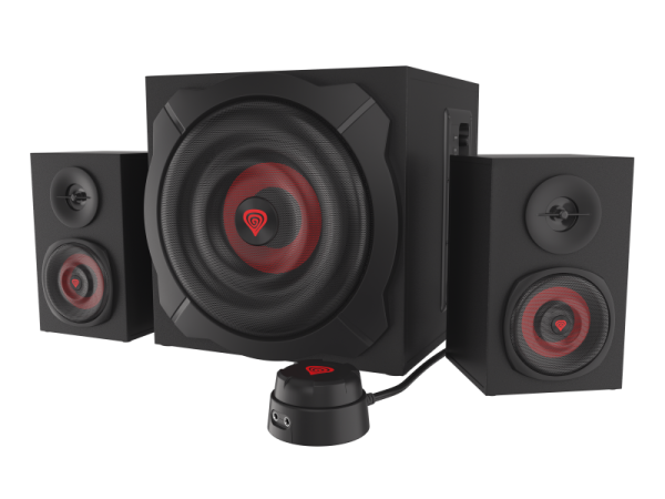 Genesis Helium 610BT, negru/rosu