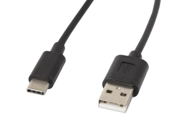 Cablu Lanberg CA-USBO-10CC-0018-BK, USB A/ USB C, 1, 8 m,