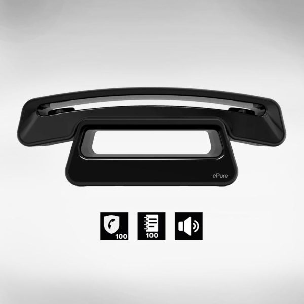 Telefon DECT Alcatel ePure#3 Iconic, Negru
