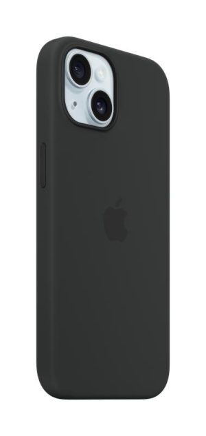 iPhone 15 Silicone Case with MagSafe - Black
