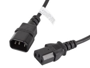 Cablu Lanberg CA-C13E-10CC-0018-BK, C13/C14, 1.8 m, Negru