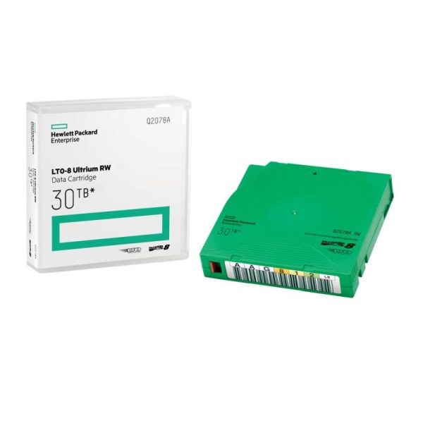 HPE LTO-8 Ultrium 30TB RW Non Custom Labeled Library Pack