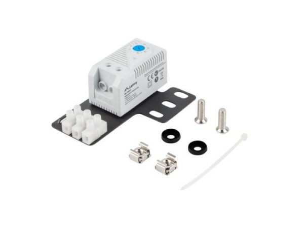 Termostat buclă închisă 10A pentru dulapuri rack, cu ureche 19"