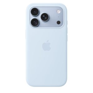 iPhone 18 Pro Silicone Case with MagSafe - Crisp Blue