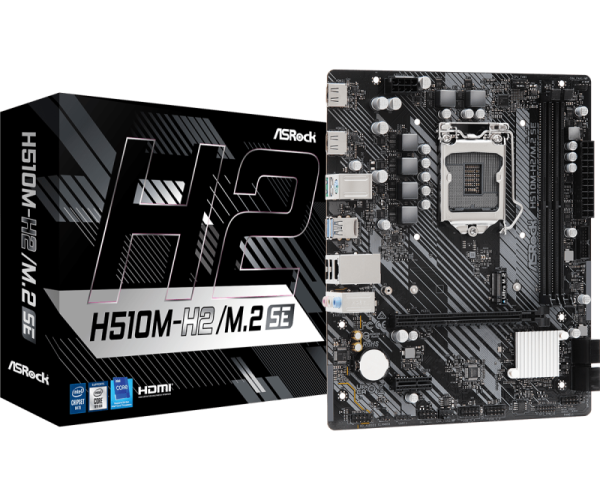 Placa de baza ASRock H510M-H2/M.2 SE, LGA 1200, DDR4, Micro-ATX
