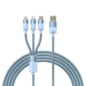 Cablu Baseus StarSpeed, USB A/ Micro-USB/ Lightning/ USB Type-C, 1.2m,