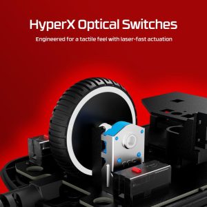Mouse Gaming HyperX Pulsefire Saga Pro, 26000 dpi, negru