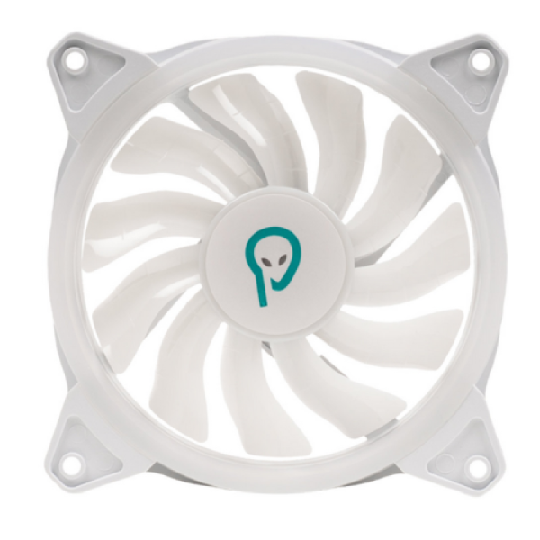 Ventilator Carcasa SPACER SPFC-120-WH-ARGB, 12 cm, 1200 rpm, ARGB