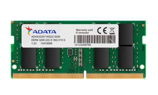 Memorie RAM Notebook ADATA AD4S3200732G22-SGN, 32GB, DDR4, 3200MHz, CL16
