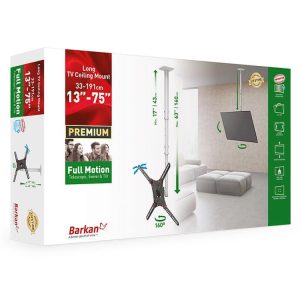 Suport TV Barkan 4500L, 86'', tavan, VESA Maxim 600x400 mm