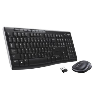 Kit wireless tastatura si mouse Logitech Wireless Combo MK270, taste
