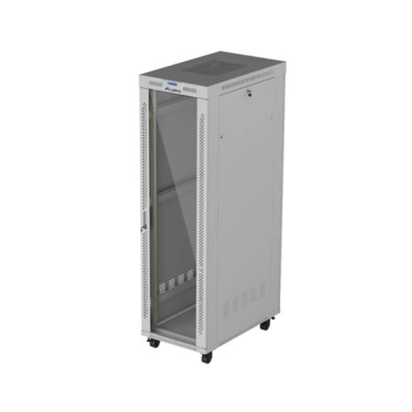 Dulap rack 19" perete 42U/600X1000 (FLAT PACK) WITH GLASS DOOR