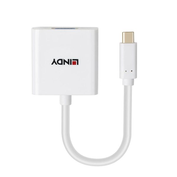 Cablu LINDY USB Type C to VGA Converter, USB C/