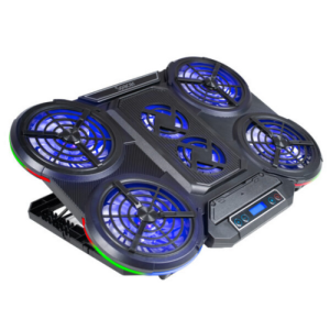 Stand/Cooler notebook Spacer SPNS-GAMING-6F, pana la 17 inch, 6 ventilatoare,