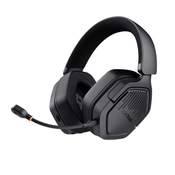Casti Gaming Head-band Trust GXT 493 Carus, Wireless/Wired, Negru