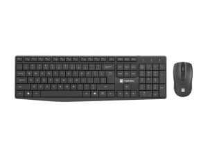 Tastatura NATEC SQUID, Wireless, Negru, EN International