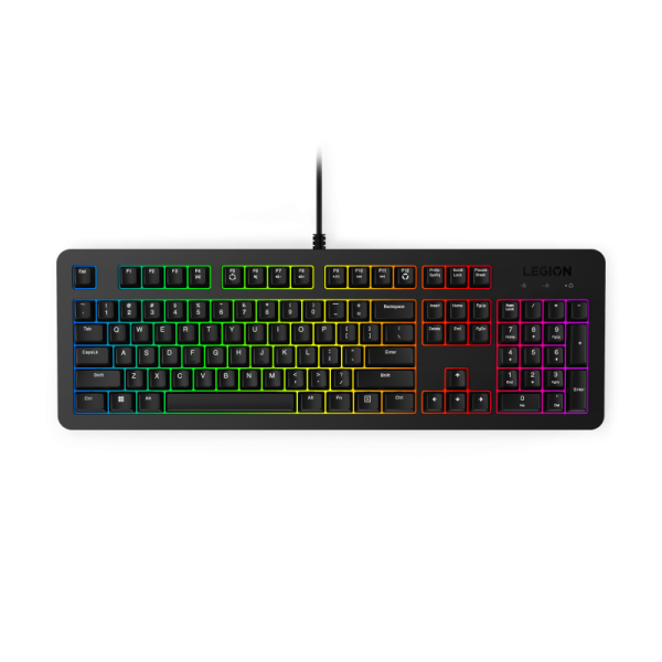Tastatura Gaming Lenovo K310, RGB, USB, Negru, EN US