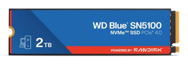 SSD intern WD Blue SN5100, 2TB, PCI Express 4.0 x4