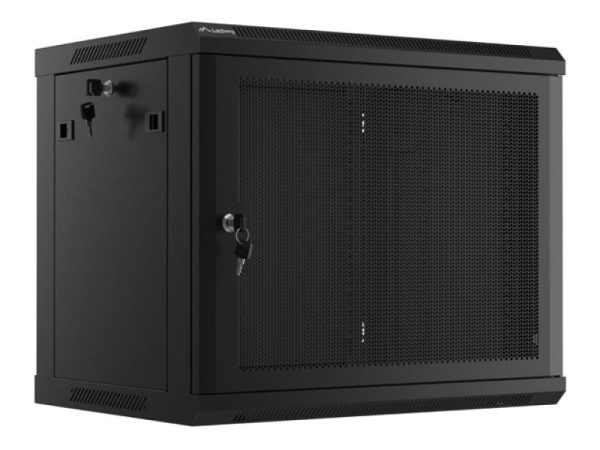 Dulap rack de perete 19", 9U, 600x450 mm, usa perforata,