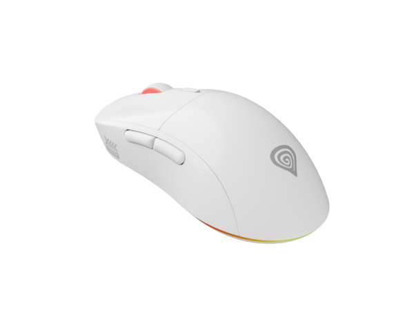 Mouse Gaming Wireless GENESIS Zircon XIII, 26000 DPI, Alb