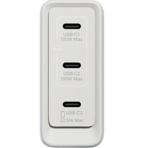 Incarcator Laptop Lenovo Multi-port USB-C 100W GaN, 100W, Alb, 1