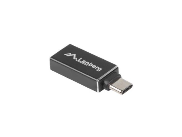 Adaptor LANBERG AD-UC-UA-02, USB C/ USB A, Negru