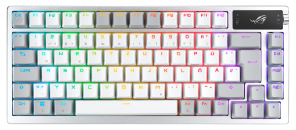 Tastatura Mecanica Gaming ASUS ROG Azoth, RGB, USB, alb, US