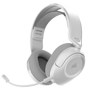 Casti Gaming Head-band Corsair HS35 v3, Wireless, Alb