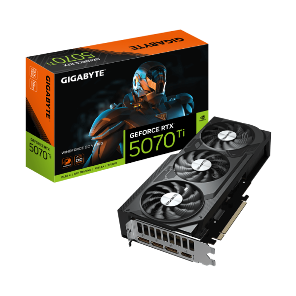 Placa video Gigabyte GEFORCE RTX 5070 Ti WINDFORCE OC V2,