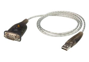 Cablu ATEN UC232A, USB A/ Serial, 1 m, Negru