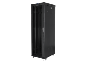 Cabinet rack 19" 42U600x1000, glassdoor, incarcare maxiam 800kg, slot pentru