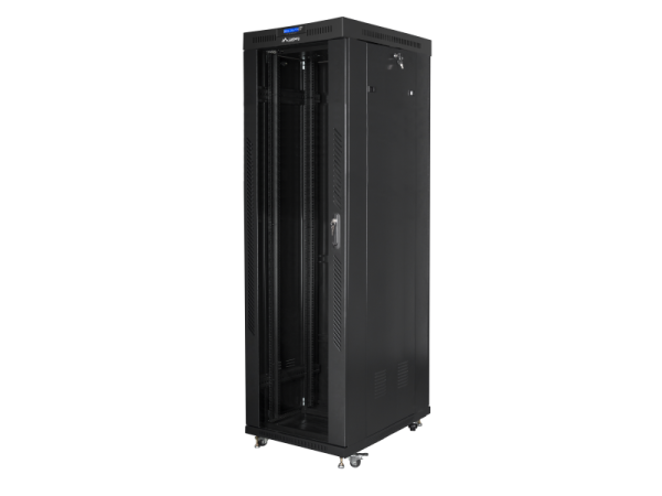 Cabinet rack 19" 42U600x1000, glassdoor, incarcare maxiam 800kg, slot pentru