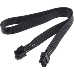 Type 4 Sleeved black 8pin EPS12V Cable, compatible with all