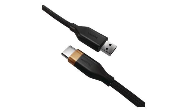 Cablu Duracell DRU5011A, USB A/ USB Type C, 1m, Negru