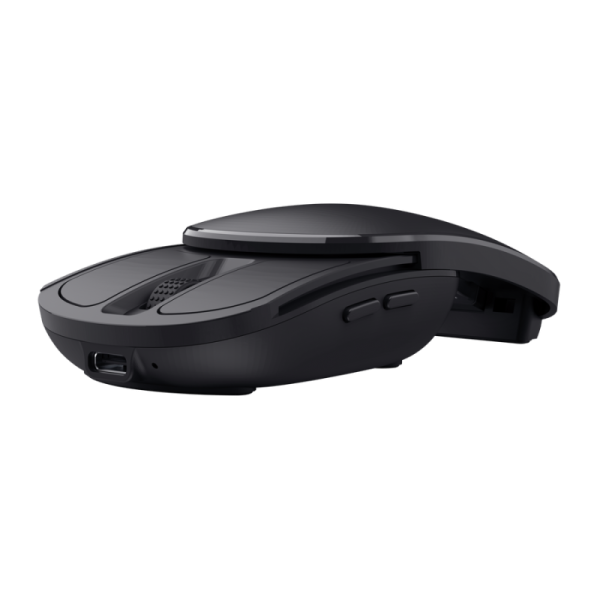 Mouse Wireless Trust Zylo Pocket Foldable, 2400 dpi, Negru