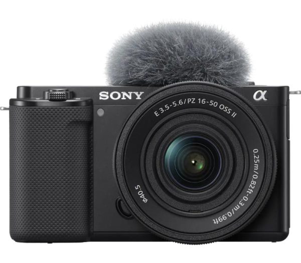 Aparat foto Mirrorless Sony Alpha ZV-E10, 24.2MP, 4K, Negru +
