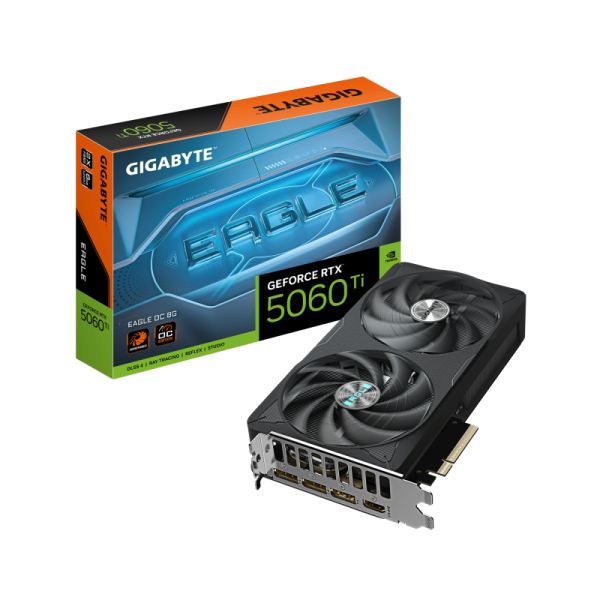 Placa video Gigabyte GEFORCE RTX 5060 Ti EAGLE OC, 8GB