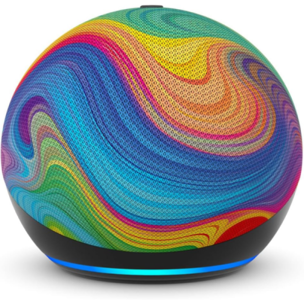 Amazon Echo Dot Kids (5th Gen), Rainbow Swirl