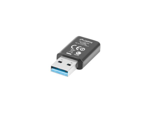Adaptor USB LANBERG NC-1200-WI, USB A, Negru