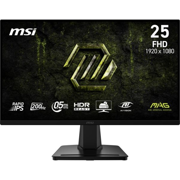 Monitor Gaming MSI MAG 256F E20, 24.5", 1920 x 1080