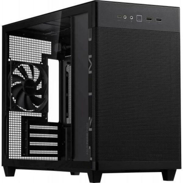 Carcasa ASUS AP201 Prime TG, Mini Tower, Black