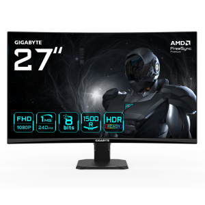 Monitor Gaming GIGABYTE GS27FC2, 27", 1920 x 1080 pixeli, Black,